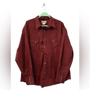 wrangler western shirt